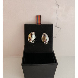 NIB Paul Smith Metal CUFFLINKS Football